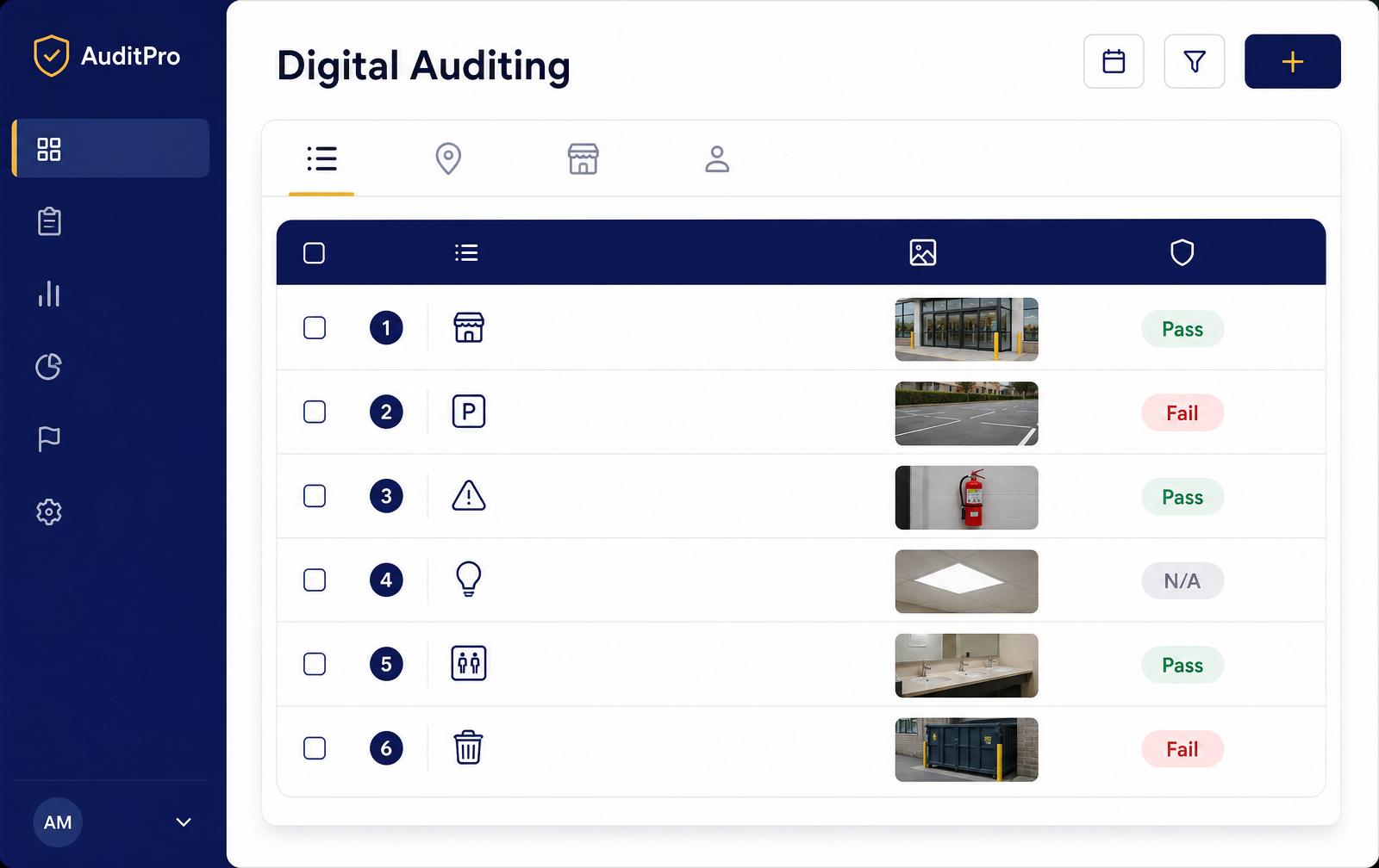 Digital audit form